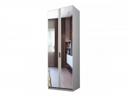 Шкаф для Одежды со штангой Экон ЭШ1-РП-24-8 с зеркалами