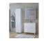 Коллекция мебели в ванную Geometry 800 белый с пеналом