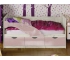 Кровать Дельфин №1 Розовый металлик
