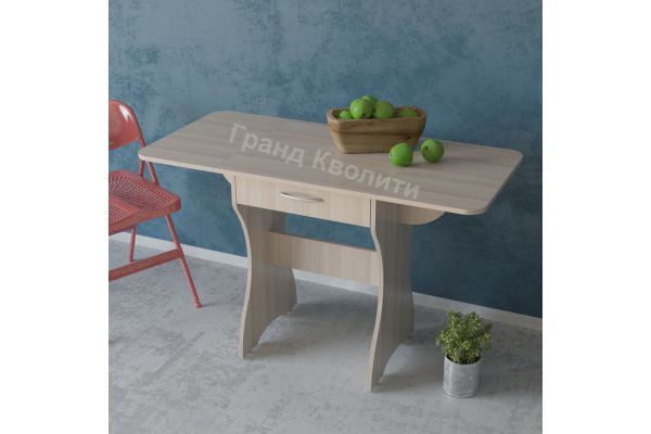 Стол раскладной обеденный с ящиком 6-02.120