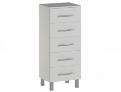 Комод высокий для ванной 400 Белый