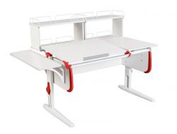 Парта СУТ.25-02-Д2 белый с красным