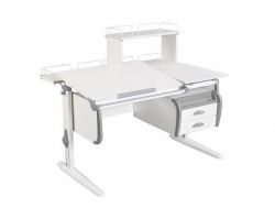 Парта СУТ.25-04-Д1 белый с серым