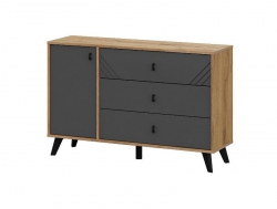 Комод 3 ящика Байкал со створкой