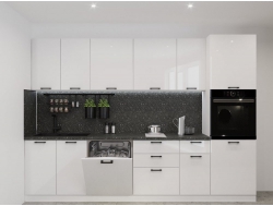 Кухонный гарнитур арт 20 Белый глянец 3000 мм