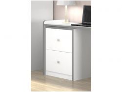 Тумба Дельта-24.03 Сильвер белая