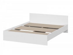 Кровать 1600 Денвер Белый с настилом