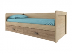 Кровать 90-2/D1 Diesel дуб мадура/веллингтон