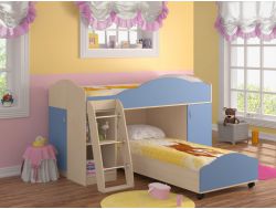 Кровать Дюймовочка 5.1 Голубой