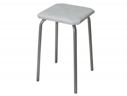 Табурет квадратный ДХ-9 цвет белый