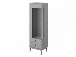 Шкаф-витрина ШР-1 левый Фарго Антрацит