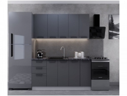 Модульная кухня Фортуна Графит