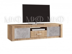 Тумба Тв Терра бетон темный/дуб сонома