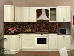 Кухонный гарнитур угловой Кантри 2,8х1,33 м
