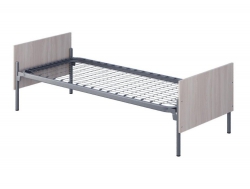 Кровать металлическая одноярусная Комбинированная 1900*900 мм