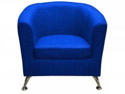 Кресло Бо тканевое Blue