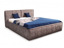 Кровать Чикаго 1400 вариант 2 Аликанте коричневый