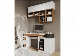 Рабочая зона №4 Белый/Дуб Вотан