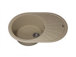 Кухонная мойка Uperwood Quartz UPD-02-02 бежевая матовая