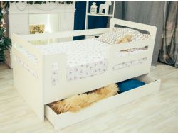 Кроватка-манеж горизонтали с ящиком