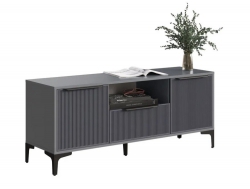Тумба ТВ МС Кимберли 1,35 м Графит/Графит Софт