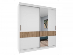 Шкаф-купе МС Софи 2000 мм Белый/Дуб Вотан