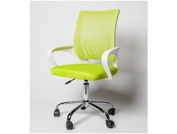Кресло офисное BN 7166 белый-салатовый