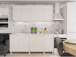 Кухонный гарнитур Point 1800 мм белый