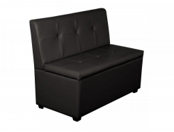 Кухонный диван Уют Черный