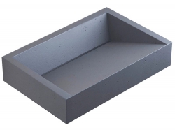 Раковина Uperwood Mariana бетонная графит