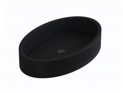 Раковина Uperwood Rome бетонная черная