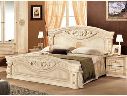 Кровать 2-х спальная Рома беж