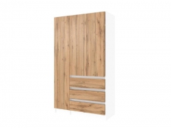 Шкаф Парус трехстворчатый 1200мм белый/вотан
