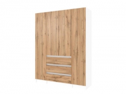 Шкаф Парус четырехстворчатый 1600мм белый/вотан