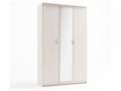 Шкаф 3-х створчатый Дуэт Люкс с зеркалом Дуб Бодега