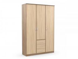 Шкаф комбинированный Дуэт Люкс без зеркала Ясень шимо