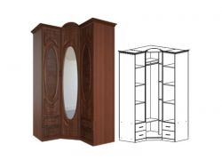 Шкаф Прованс-2 угловой Итальянский орех
