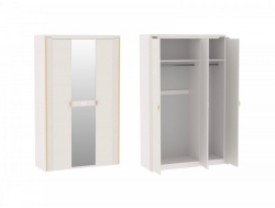 Шкаф 3-дверный Сиде Белый