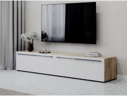 Тумба Стоун С72 Серый дуб - Белый