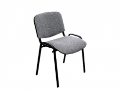 Стул ИЗО В-03 серый/черная рама