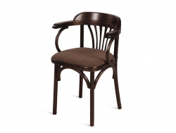 Стул Венский мягкий темно-коричневый/темный тон - 2шт