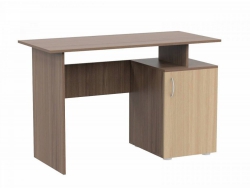 Стол письменный с дверкой ясень шимо